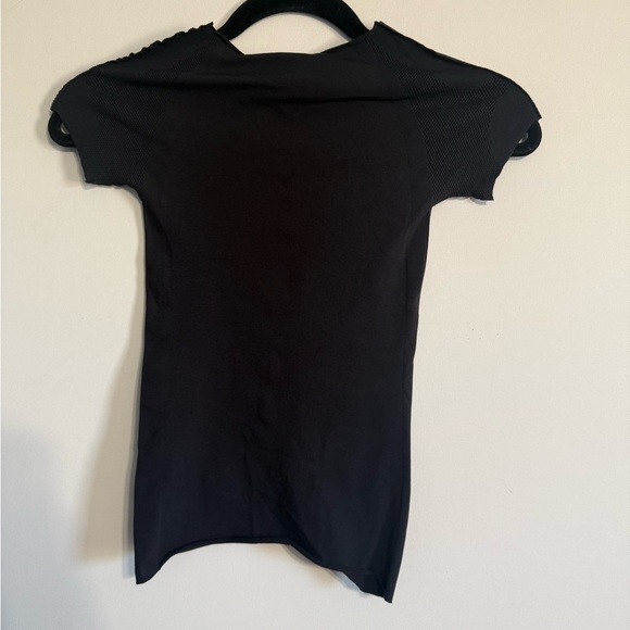 Prada Girocollo Jersey Intero Short Sleeve Top | Size S | Dark Blue / Black - Picture 7 of 15